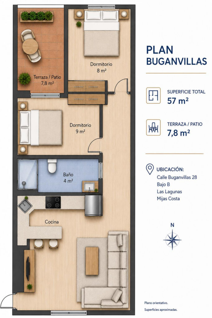 Ground Floor Apartment – Las Lagunas – Mijas Costa – 371